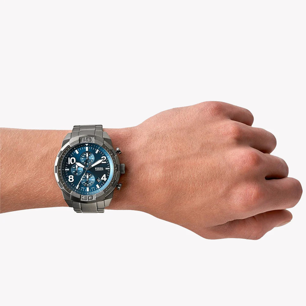 Men's Bronson  Chronograph Smoke Stainless Steel Watch - FS5711